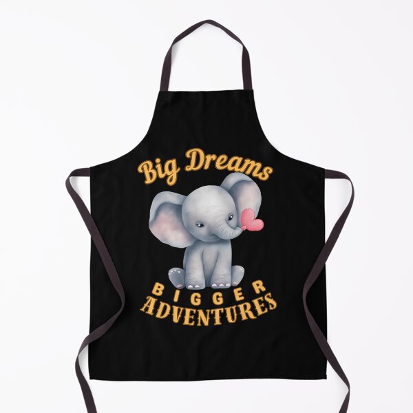Item preview, Big Dreams, Bigger Adventures. watercolor elephant designed and sold by ElephantVibes.