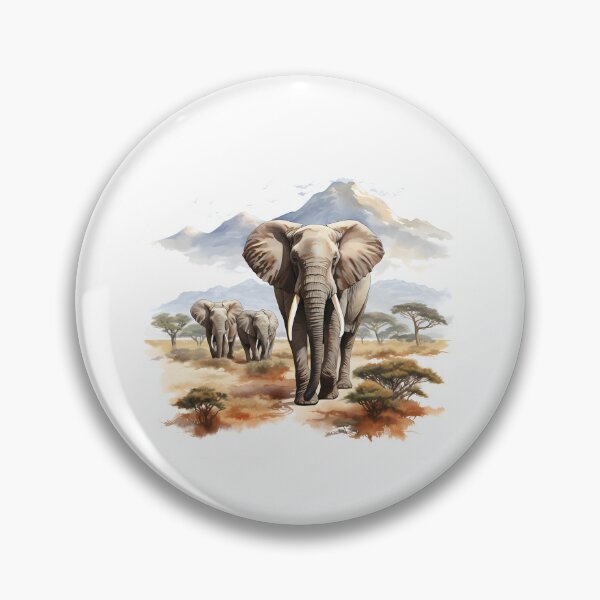 Item preview, Elephant Portrait designed and sold by ElephantVibes.