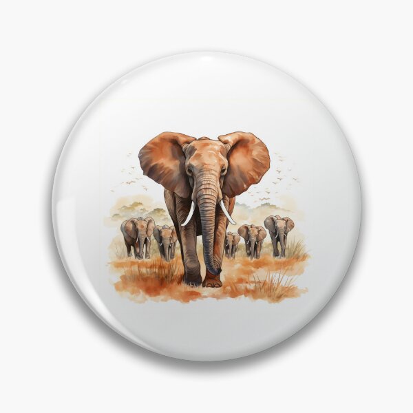 Item preview, Elephant Portrait designed and sold by ElephantVibes.