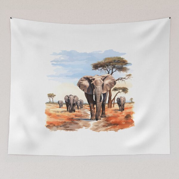 Item preview, Elephant Portrait designed and sold by ElephantVibes.