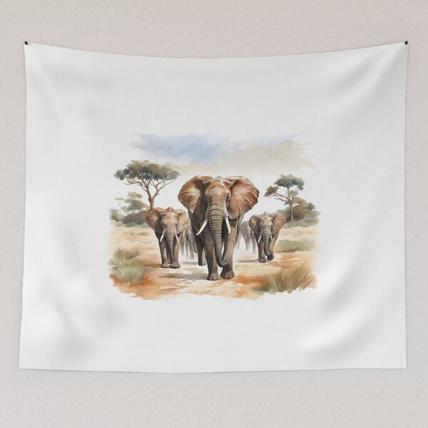 Item preview, Elephant Portrait designed and sold by ElephantVibes.