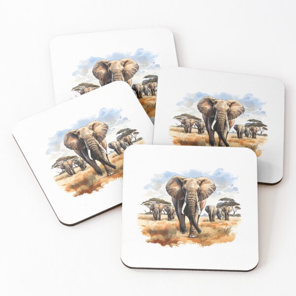 Item preview, Elephant Portrait designed and sold by ElephantVibes.