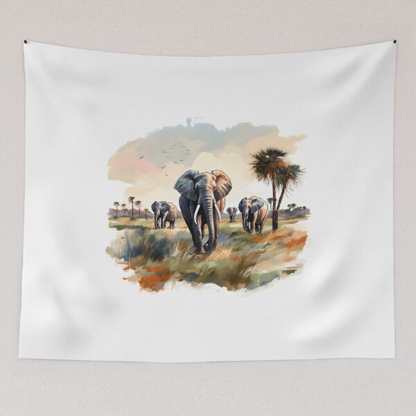 Item preview, Elephant Portrait designed and sold by ElephantVibes.