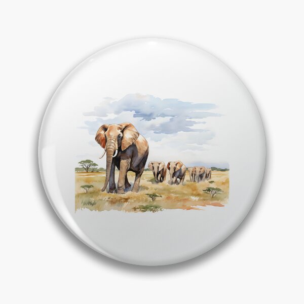 Item preview, Elephant Portrait designed and sold by ElephantVibes.
