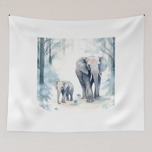 Item preview, Elephant Portrait designed and sold by ElephantVibes.
