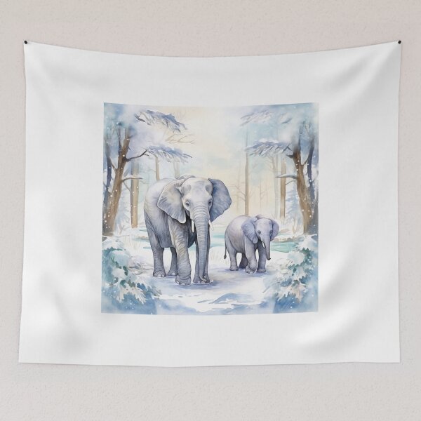 Item preview, Elephant Portrait designed and sold by ElephantVibes.