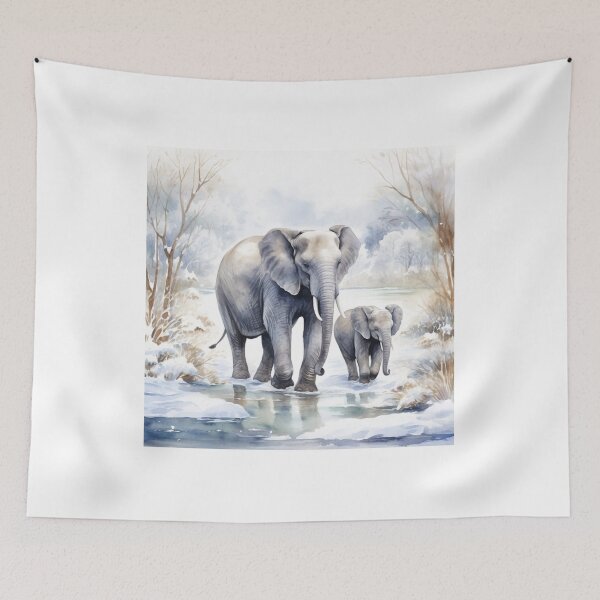 Item preview, Elephant Portrait designed and sold by ElephantVibes.