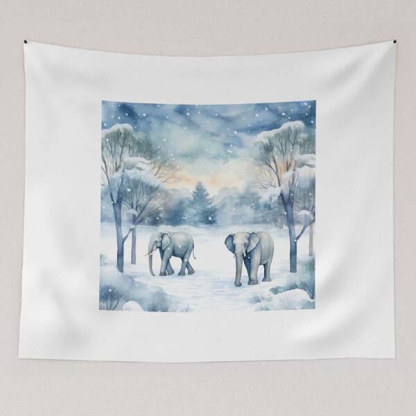 Item preview, Elephant Portrait designed and sold by ElephantVibes.