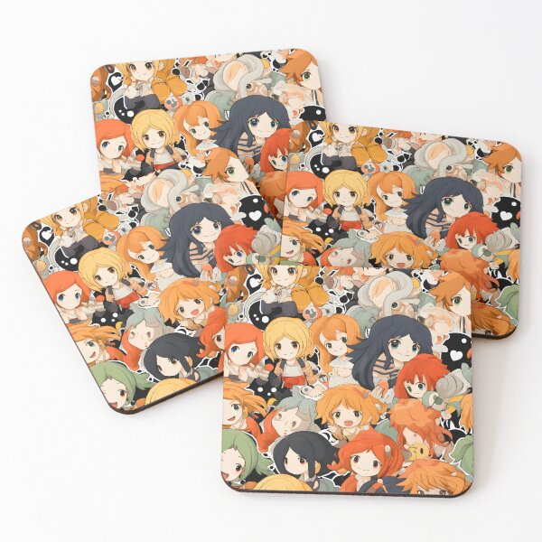 Item preview, Anime Characters Collage designed and sold by inkArtistryfine.