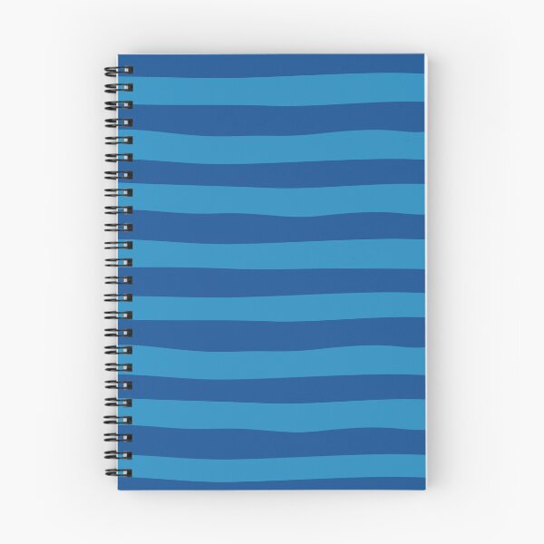 Item preview, Dark Blue & Turquoise Stripes Pattern designed and sold by TeraiNB.