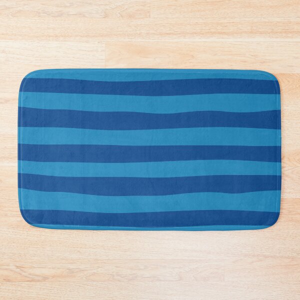 Item preview, Dark Blue & Turquoise Stripes Pattern designed and sold by TeraiNB.