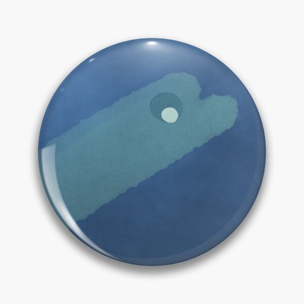 Item preview, Joan Miro Inspired Abstract Blue Sea with Dolphin  designed and sold by bettypure.