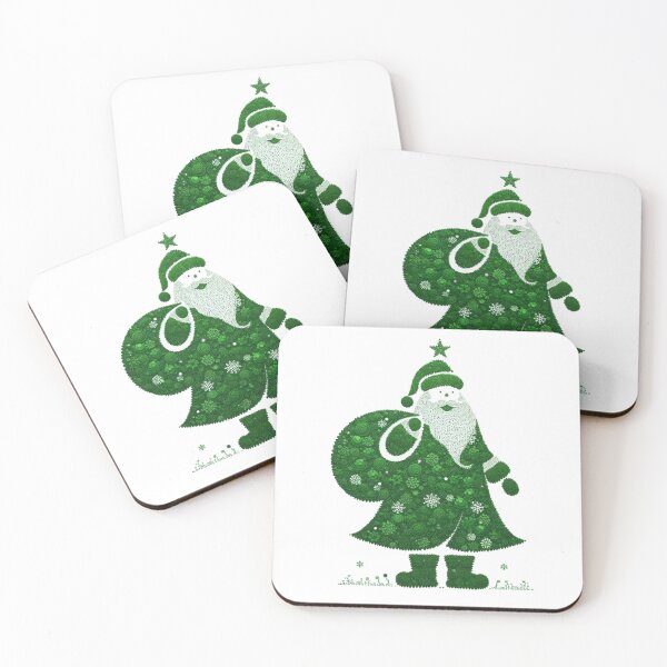 Item preview, Santa Claus Merry Christmas Tree  designed and sold by LoveDesignMania.