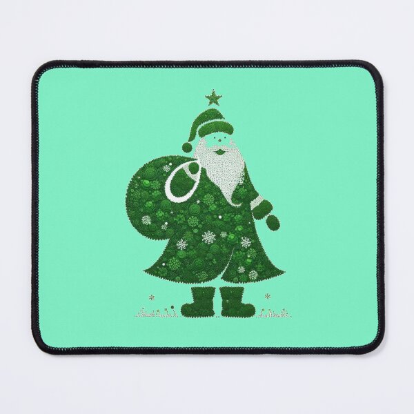 Item preview, Santa Claus Merry Christmas Tree designed and sold by LoveDesignMania.