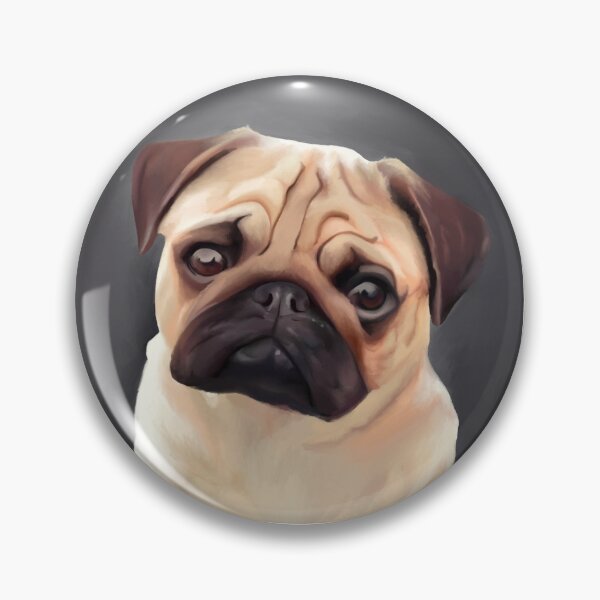 Item preview, Cute fawn pug designed and sold by DolphinsDoodle.