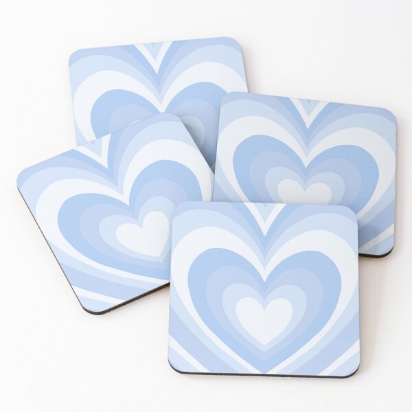 Item preview, Blue heart background designed and sold by briestudio.