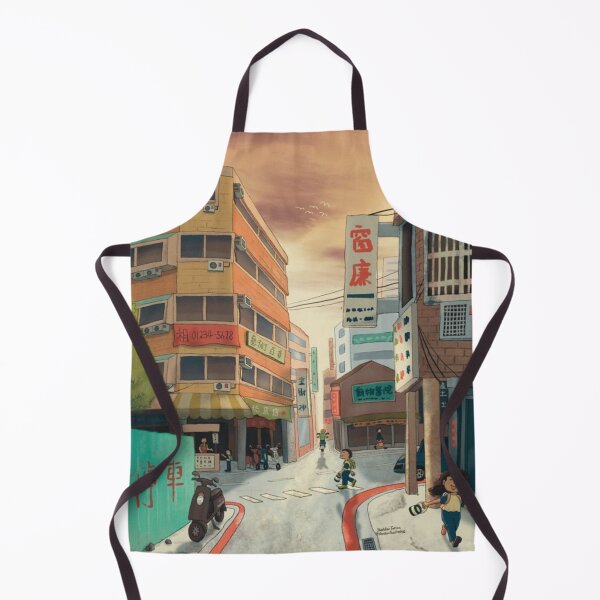 Item preview, Sunset in an Alleyway Illustration | New Taipei, Taiwan designed and sold by Sheridan T.