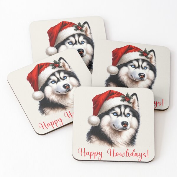 Item preview, Happy Howlidays (Husky) designed and sold by Lisa Weber.