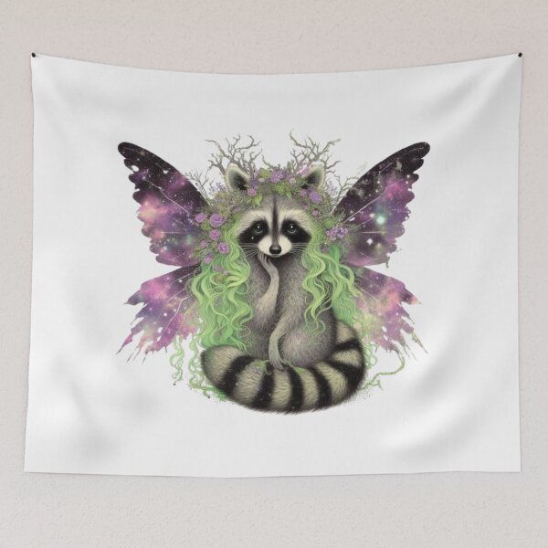 Item preview, Woodland Fairy Racoon designed and sold by GypsyGarou.