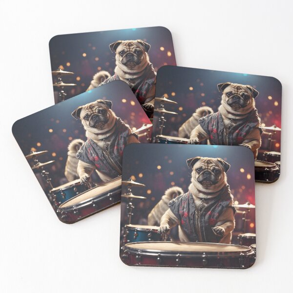 Item preview, Baterista Pug designed and sold by JDavid44.
