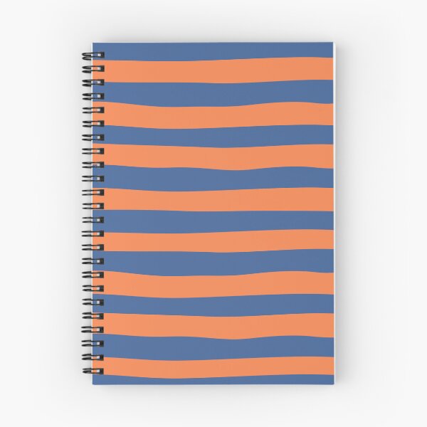 Item preview, Blue & Orange Stripes Pattern designed and sold by TeraiNB.
