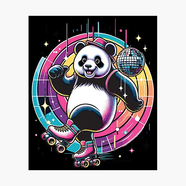 Día de san valentín con una linda pegatina de panda, álbum de