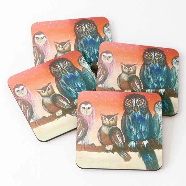 Item preview, 4 Forest Keepers  / Original Acrylic Canvas Painting  designed and sold by Ryder & Jemaya Schaerer.