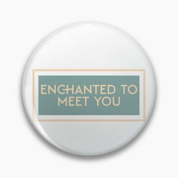 Item preview, Enchanted To Meet You Modern Simle Typography for decor gift for bathroom, entry way or nursery. designed and sold by CORINNE W.