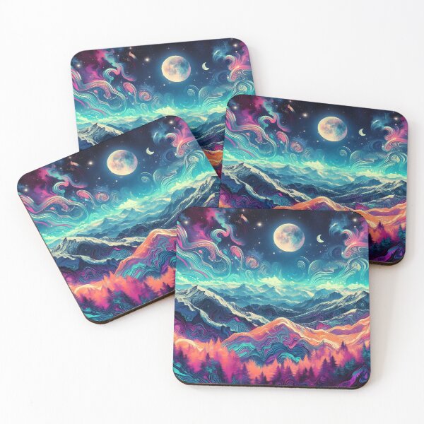 Item preview, Psychedelic Lanscape designed and sold by Moodvibehub.