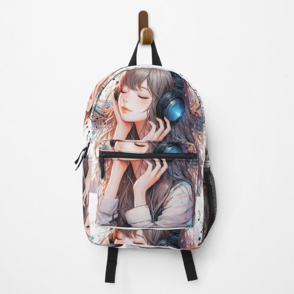 Item preview, A girl listening to music. designed and sold by growing-mom.