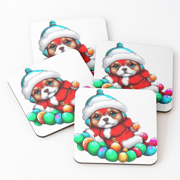 Item preview, FESTIVE CUTE PUPPY COLORFUL. designed and sold by Sanny88.