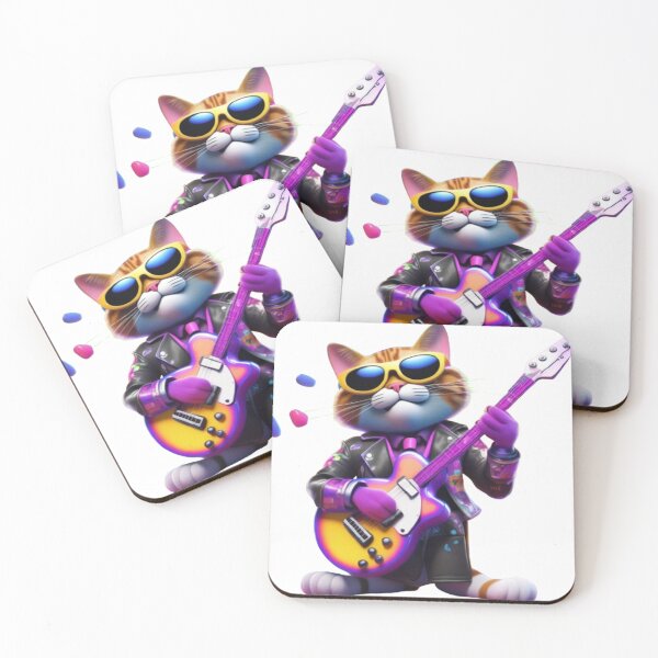 Item preview, A Cat Who Is The Essence Of A Cool And Funky Guitarist designed and sold by MusicalArtisty.