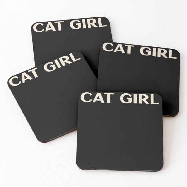 Item preview, Cat Girl Funny Girl Ironic Girl designed and sold by StudioTVDinners.