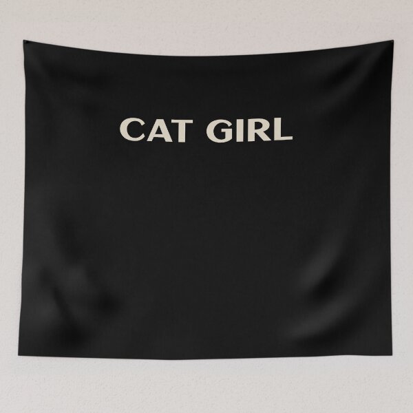 Item preview, Cat Girl Funny Girl Ironic Girl designed and sold by StudioTVDinners.