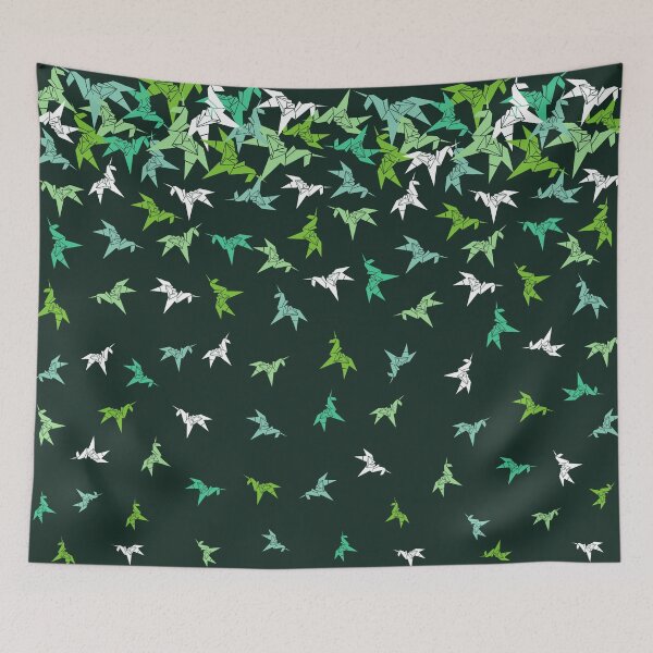 Item preview, Origami Unicorn Green designed and sold by AtomicMalibu.