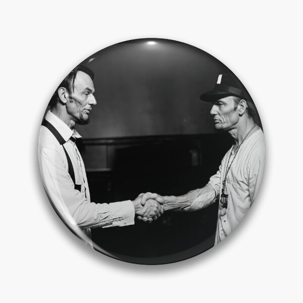 Item preview, Abraham Lincoln Shaking Hands with Himself  designed and sold by ConClaviConDio.
