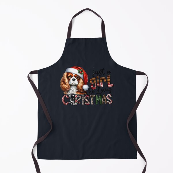 Item preview, Just a girl who loves Christmas (cocker spaniel) designed and sold by Lisa Weber.