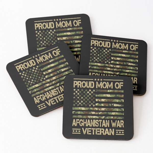 Item preview,   Proud Mom Of Afghanistan War Veteran Patriotic Afghan Veteran Camo Flag   designed and sold by Bad Kitty Designz.