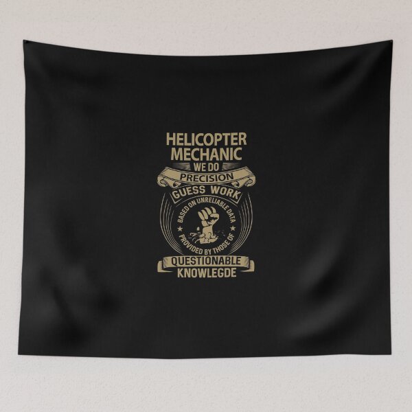 Item preview, Helicopter Mechanic - We Do Precision designed and sold by alphatinost.