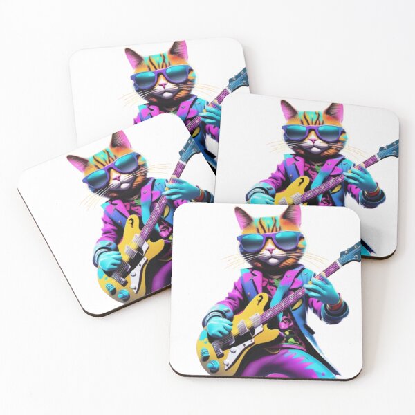 Item preview, A Cat Who Is The Essence Of A Cool And Funky Guitarist designed and sold by MusicalArtisty.