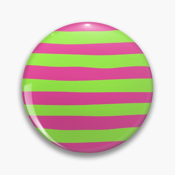 Item preview, Fuchsia Pink & Neon Green Stripes Pattern designed and sold by TeraiNB.