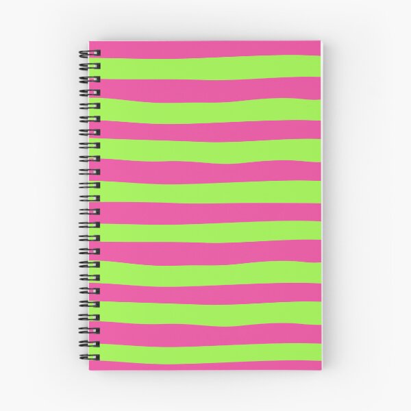 Item preview, Fuchsia Pink & Neon Green Stripes Pattern designed and sold by TeraiNB.