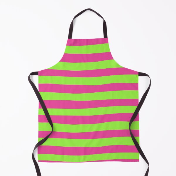 Item preview, Fuchsia Pink & Neon Green Stripes Pattern designed and sold by TeraiNB.