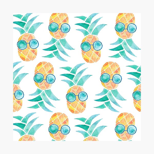 Cool pineapple Photographic Print