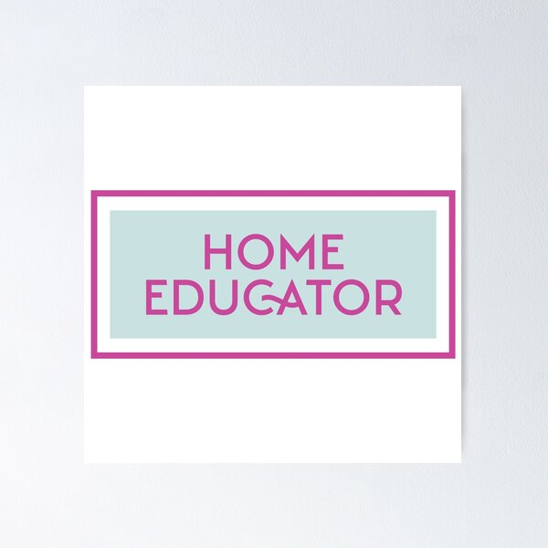 Item preview, Home Educator Retro Sunset Color Modern Font Gift for Homeschool Mom designed and sold by CORINNE W.