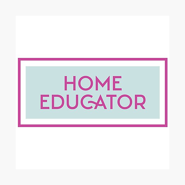 Item preview, Home Educator Retro Sunset Color Modern Font Gift for Homeschool Mom designed and sold by CORINNE W.