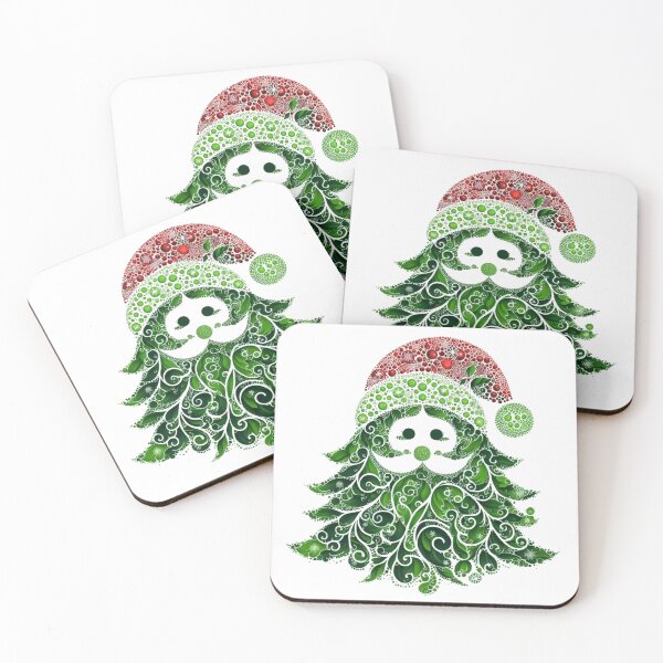 Item preview, Santa Claus Merry Christmas Tree  designed and sold by LoveDesignMania.