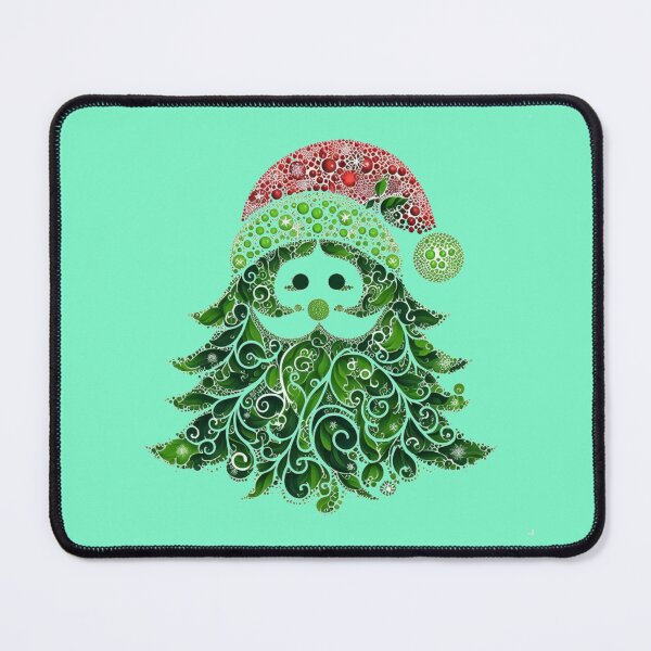 Item preview, Santa Claus Merry Christmas Tree designed and sold by LoveDesignMania.