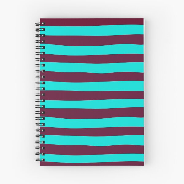 Item preview, Light Blue & Mulberry Purple Stripes Pattern designed and sold by TeraiNB.