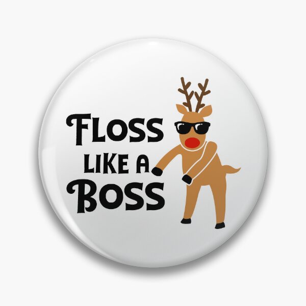 Item preview, Floss like a boss flossing reindeer designed and sold by hobbybox.
